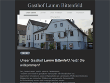 Tablet Screenshot of gasthoflamm.de